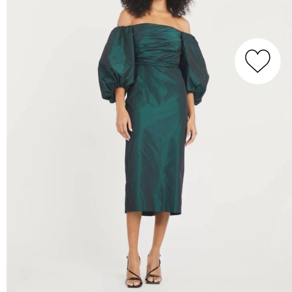 Tanya Taylor Charlotte Midi Dress - Picture 1 of 6